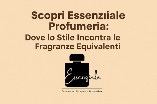 Scopri Essenziale Profumeria: Il Tuo Punto di Riferimento per le Fragranze Equivalenti